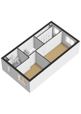 Floorplan - Plantenkasstraat 24, 3544 JE Utrecht